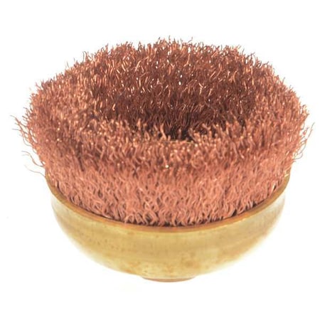 Ampco Safety Tools CB-30-CT Crimped Wire Cup Wire Brush, 3