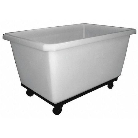 Bayhead Products UT-9 Cube Truck, MDPE, Gray, 11.2 cu. ft.