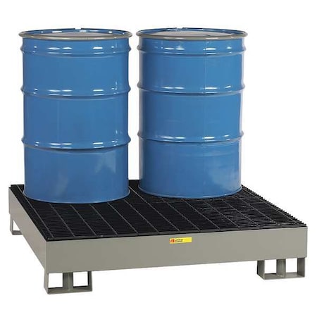 Little Giant SST-5151 Spill Deck, 66 gal Spill Capacity, 4 Drums, 4,000 lb Load Capacity, Steel