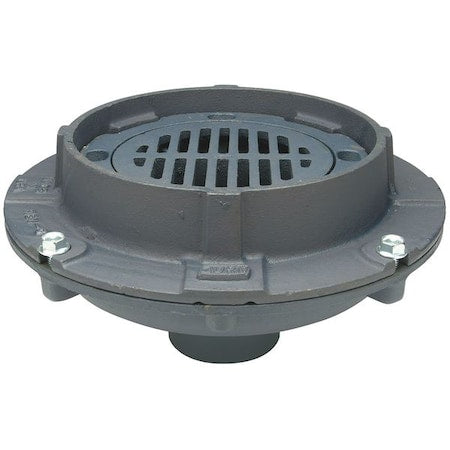 Zurn Z554-3NH Medium Duty Floor Drain, Cast-iron, 3