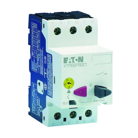 Eaton XTPB004BC1 Manual Motor Protector, 4A, PushBttn, Frame B