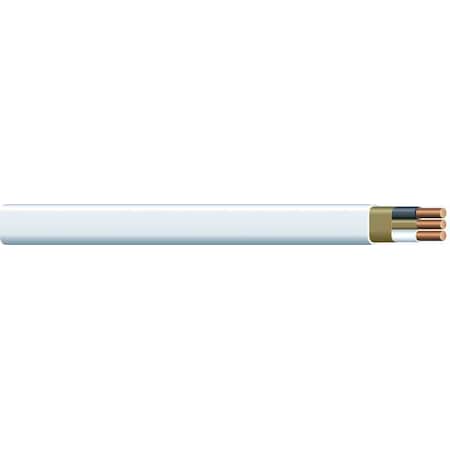 Romex 28827455 Non-Metallic Building Cable, NM-B, 14 AWG, 2C with Ground C, White, PVC, Solid, 600V AC, 250 ft
