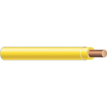 Southwire 11600405 THHN Building Wire, Copper, 10 AWG, 1C, Yellow, Solid, 2500 ft
