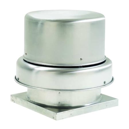 DAYTON 4YC64 Centrifugal Downblast Roof Exhause Fan W/ Drive Pack, Direct Drive, 8-1/4 in Dia Wheel, 374 cfm