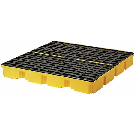 Eagle MFG 1634 Spill Deck, 60 gal Spill Capacity, 4 Drums, 10,000 lb Load Capacity, Polyethylene