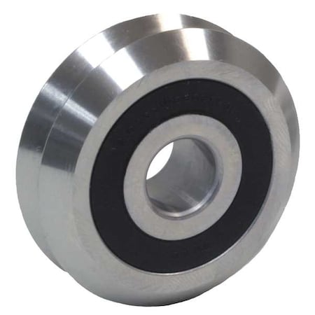 Bishop-Wisecarver WDW3SSX Washdown Guide Wheel, Size 3, Bore.4724 In