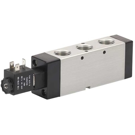 ARO M254SS-024-D Solenoid Air Con Valve, Three-Way, 115 psi