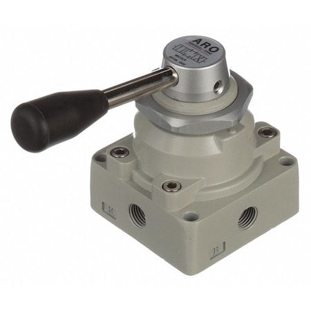 ARO M512LR Manual Air Control Valve, 4-Way, 1/4 in NPT