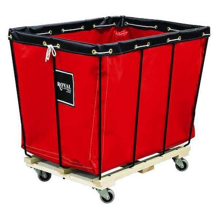 Royal Basket Trucks G14-RRX-KDA-3UNN Knock Down Truck, 14 bu, red vinyl