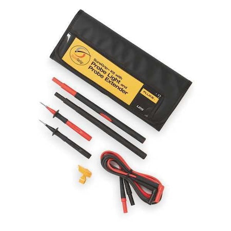 Fluke Fluke-L215 Test Lead Kit, 1000V, 10A, Plastic, 47/8 ft