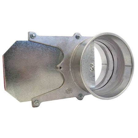 Nordfab 8010002288 Round Blast Gate, Cast Aluminum, 20 GA, 11 3/8 in W, 5 1/2 in L, 14-3/8