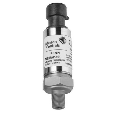 Johnson Controls P499RAP-105C Pressure Transducer, 0 to 500 PSI
