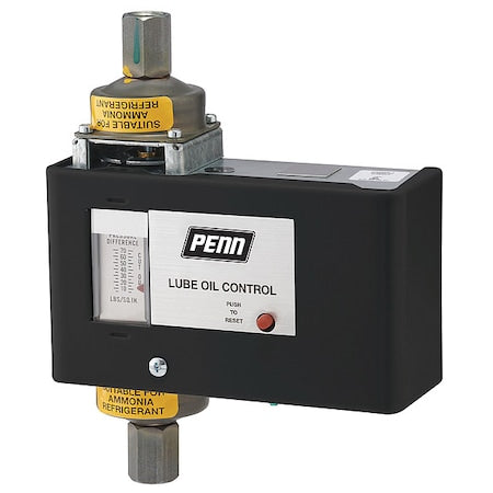 Johnson Controls P28AN-1C Mech Lube Oil Pressure Cont, 70 psi Max