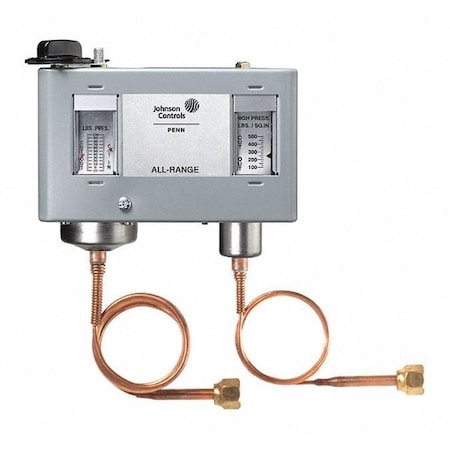 Johnson Controls P70NA-1C Dual Pressure Control, Differential, SPST
