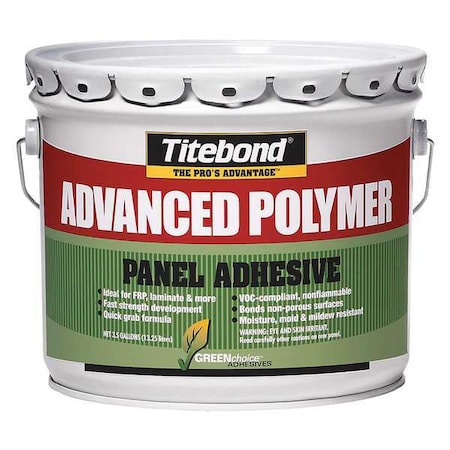 Titebond 4319B Wood Glue, GREENchoice Advanced Polymer Series, Tan, 3.5 gal, Pail