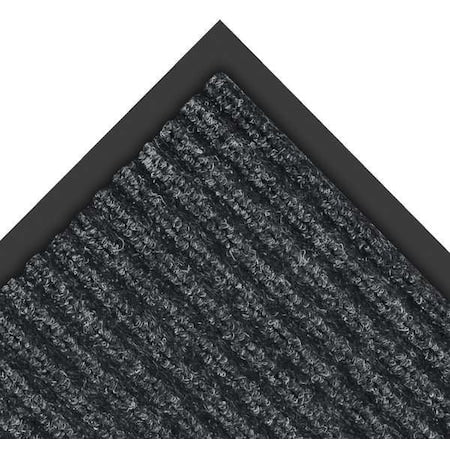 Notrax 117C0048CH Entrance Mat, Polypropylene, 3/8 in Thick, Charcoal, 4 ft W x 60 ft L