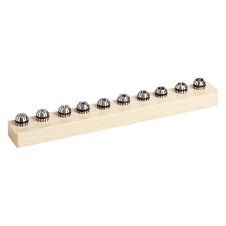 Techniks 04201MS Collet Set, ER11,0.5 mm, 13 pcs.