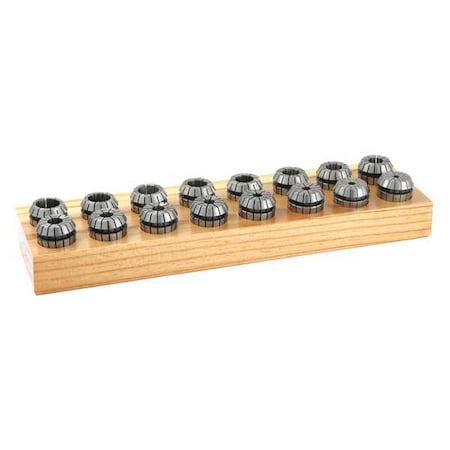 Techniks 04207MS Collet Set, ER50,2 mm, 17 pcs.