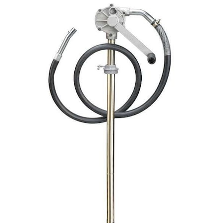 DAYTON 40M296 Hand Drum Pump, Rotary, Aluminum, 3/4In OD