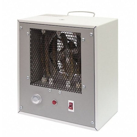 DAYTON 402M62 Portable Electric Heater, 1500/750, 120V AC, 1 Phase, 5118 / 2560 BtuH, Non-Oscillating