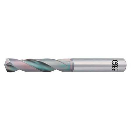 OSG 630062311 Screw Machine Drill Bit, 5/8 in Size, 140 Degrees Point Angle, Solid Carbide, EgiAs Finish