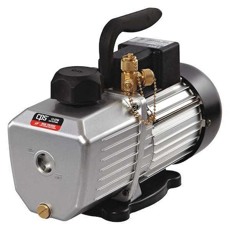 PRO-SET VP12D Vacuum Pump, 12 cfm, 10 micron, 120V AC