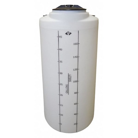 Peabody Engineering 01-31263 ProChem Process Chemical Storage Tank, Vertical, Closed Top, 50 gal.