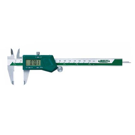 Insize 1193-150 Digital Caliper, SS, 0-6