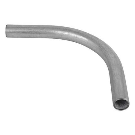 Calconduit 877090 EMT 90 Deg Elbow, 4 in, Steel, Galvanized, Silver
