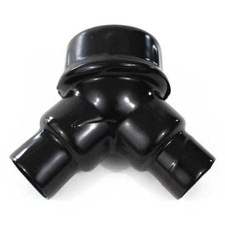 Calbond PV0500LBY15 IMC Pulling Elbow, 1/2 in, Threaded, Iron, PVC Coated, Black