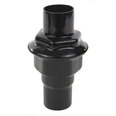 Calbond PV1200UNF405 Rigid Union, 1-1/4 in, Threaded, Steel, PVC Coated, Black