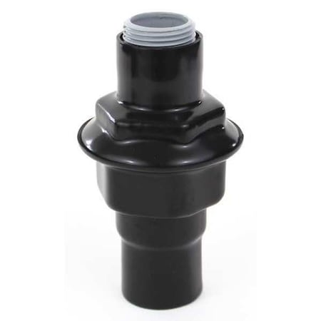 Calbond PV0700UNY215 Rigid Union, 1/2 in x 3/4 in, Threaded, Steel, PVC Coated, Black