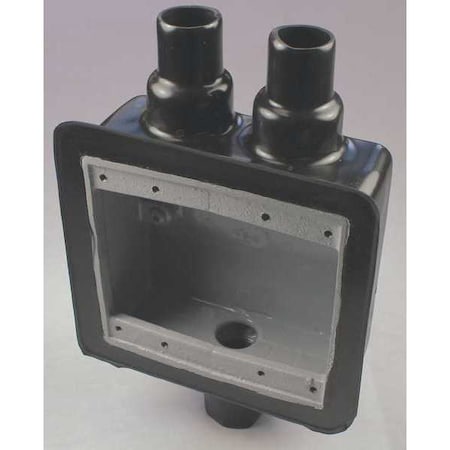 Calbond PV0700FSD212 Electrical Box, FSD Box Type, 2 Gangs, PVC