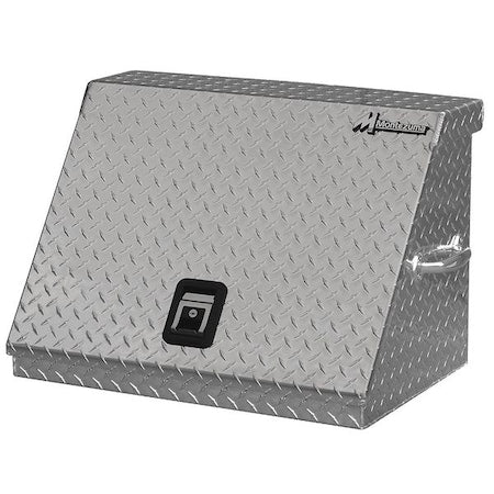 Montezuma MZ-SE250AL Triangle Top Chest, Silver, Aluminum, 27 in W x 18 in D x 18-1/2 in H