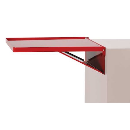 Kennedy DS1R Red, Side Shelf, Steel, 20 1/8 in W