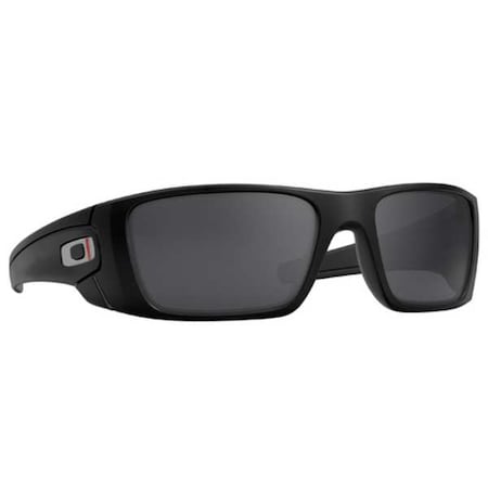 Oakley OO9096-I060 Fuel Cell, Safety Glasses, Anti-Scratch, Black Lens, Black Frame, Half-Frame