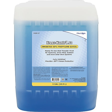 Nu-calgon 4188-17 Freeze Protectant, Blue, 5 gal, Pail