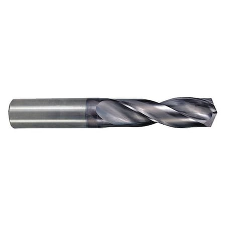 M.A. Ford 2XDSS4724A Screw Machine Drill Bit, 12.00 mm Size, 142 Degrees Point Angle, Solid Carbide, Altima Finish