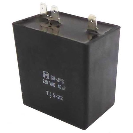 Tsurumi 076-000-01 Capacitor 45mF 220V AC