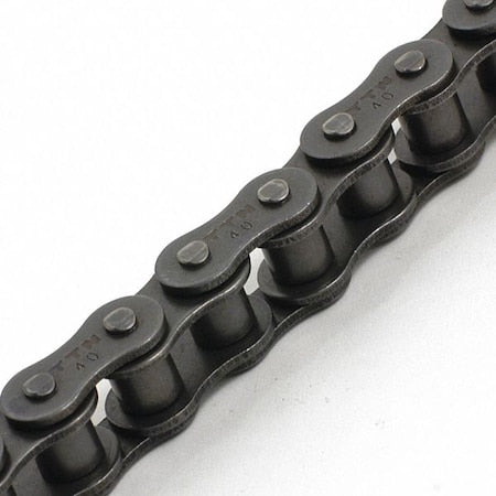 Tritan 28B-1 X 10FT Riveted Chain, 28B, Single Strand, 10 ft.