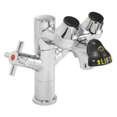 Speakman SEF-1850-NA Eyewash/Faucet Combination, Faucet Mount, Counter Mounted, 8.0 H., 7.63 W