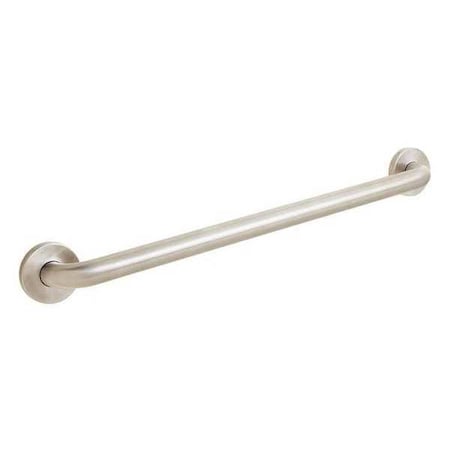 Speakman SA-1009-36-BN Smooth ADA Grab Bar, 39.2 L, metal, Brushed Nickel