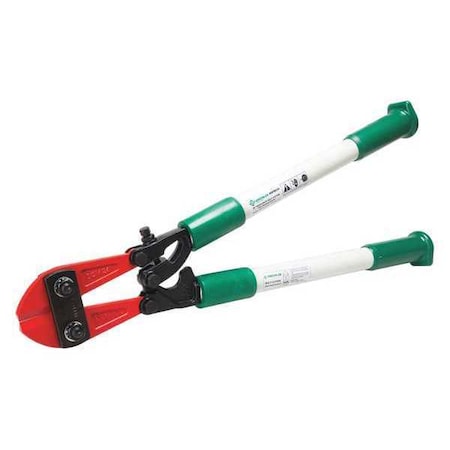 Greenlee HDFBC24 Bolt Cutter, 24 in, Fiberglass Handles