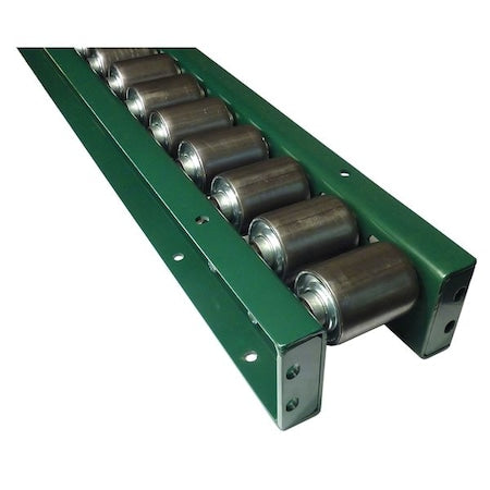 Ashland Conveyor 14F10S03B04 PR Flow Rail, 10 ft L, 7 in W, Roller
