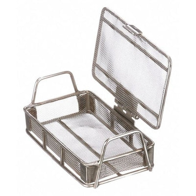 Marlin Steel Wire Products 00-00368213-38 Rectangular Parts Washing Basket, #24 Mesh Size, Stainless Steel, Silver