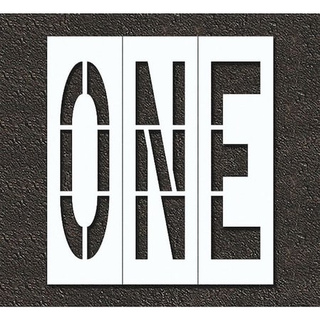 RAE STL-108-74809 Pavement Stencil, One