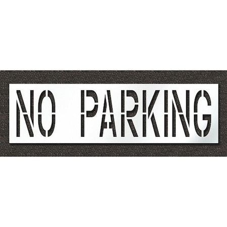 RAE STL-108-72432 Pavement Stencil, No Parking