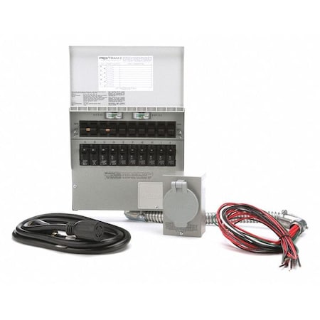 Reliance Controls 310CRK Mnl Trans Switch, 125/250V AC, 30 A, 0Spaces