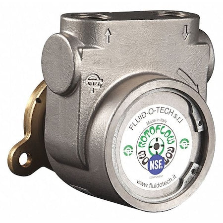 Fluid-O-Tech PA 810F Rotary Vane Pump, 1/2
