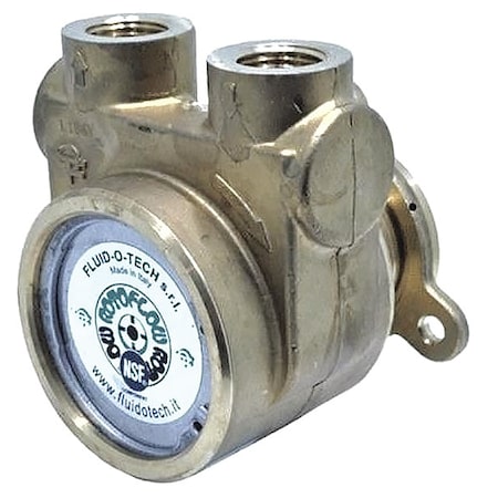 Fluid-O-Tech PA1010 Rotary Vane Pump, 1/2
